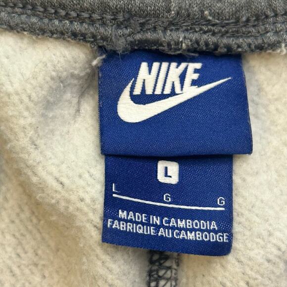 Nike men's medium heather gray blue label sweat pant joggers size L - Picture 6 of 8